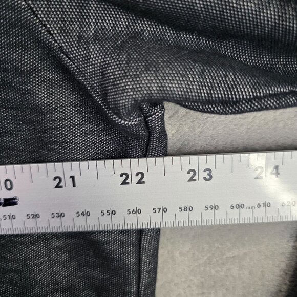 Mens Calvin Klein Gray 1/4 Zip Pullover Shirt Long Sleeve Cotton Polyester L - Picture 6 of 9